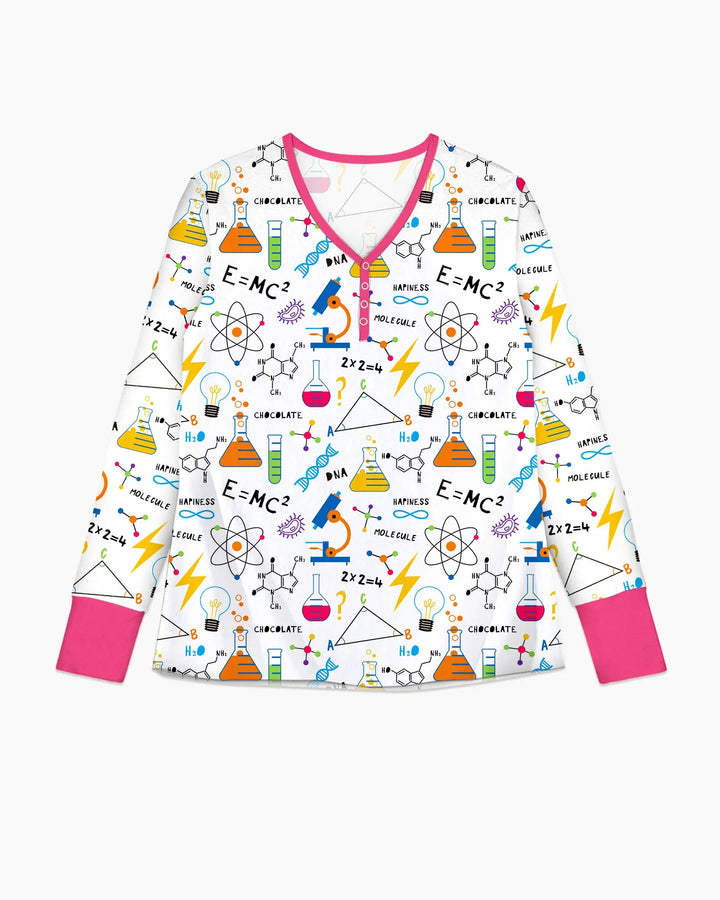 Science Explorer Family Matching Bamboo Women Pajama Set