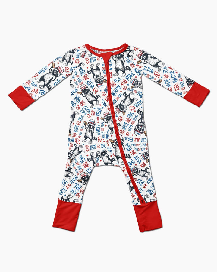 Red White and Feral Bamboo Convertible Zippy