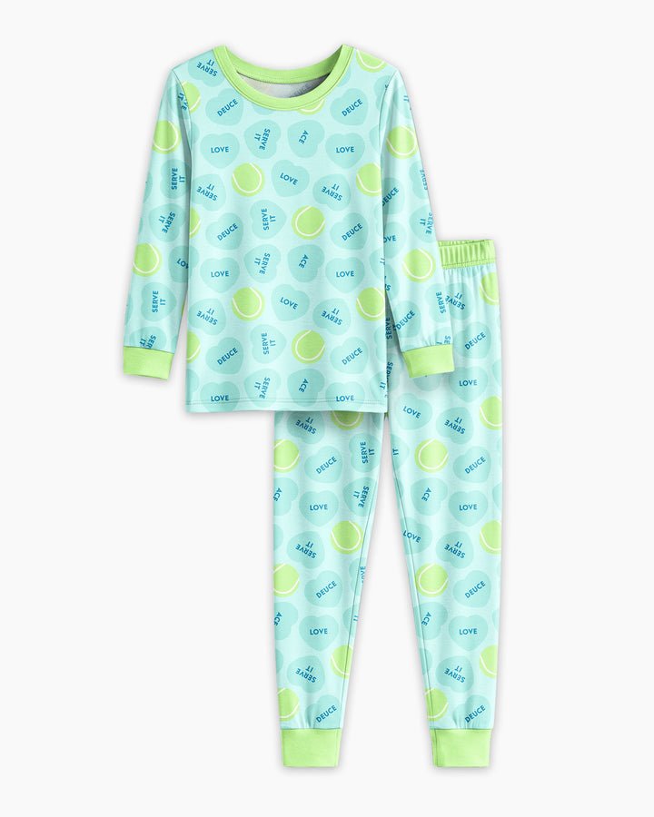 Conjunto de pijama de dos piezas de bambú de manga larga