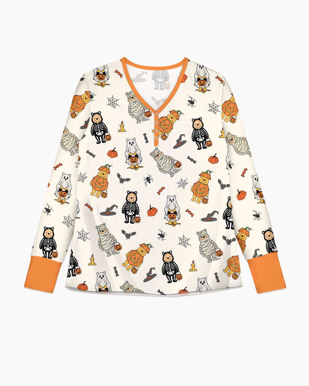 Plantilla de conjunto de pijama de mujer de bambú