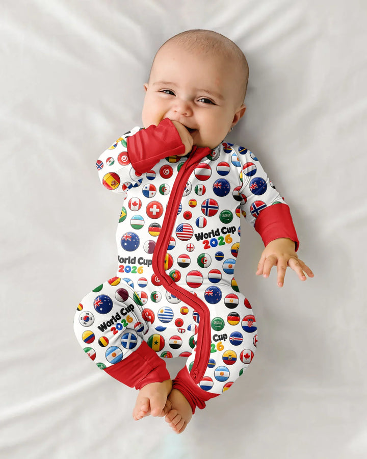 Soccer Cup All Country Balls Bamboo Convertible Zippy