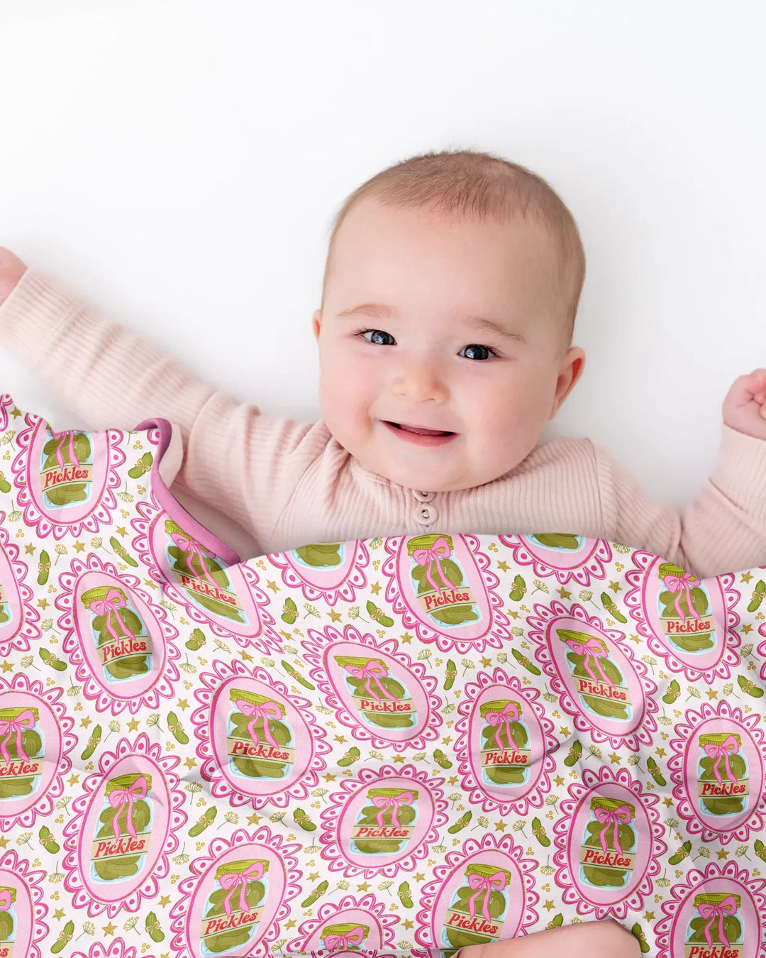 Pickle Coquette Bamboo Blanket