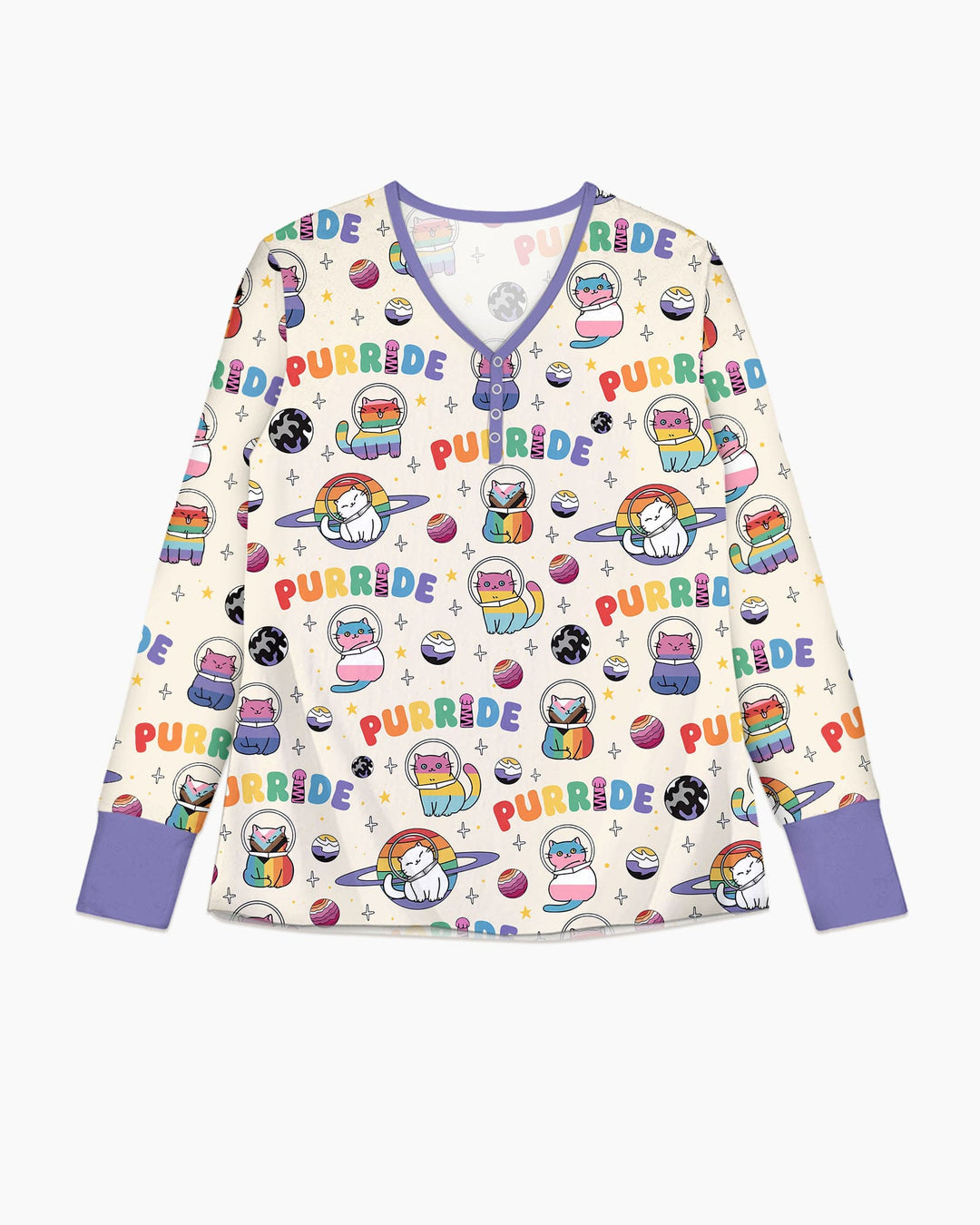 Plantilla de conjunto de pijama de mujer de bambú