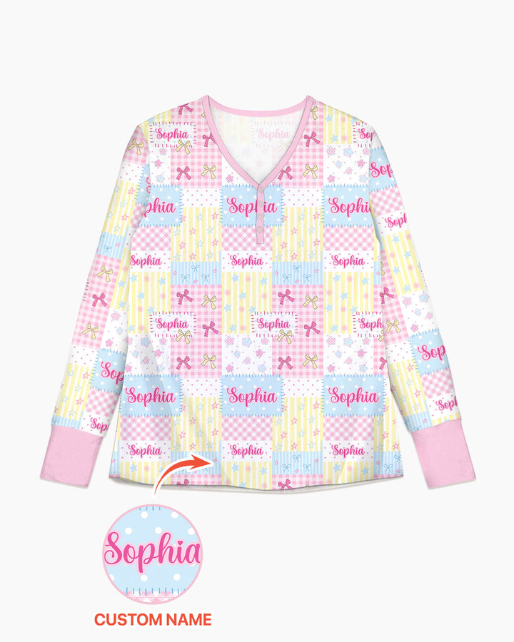 Vorlage Bambus Damen Pyjama Set