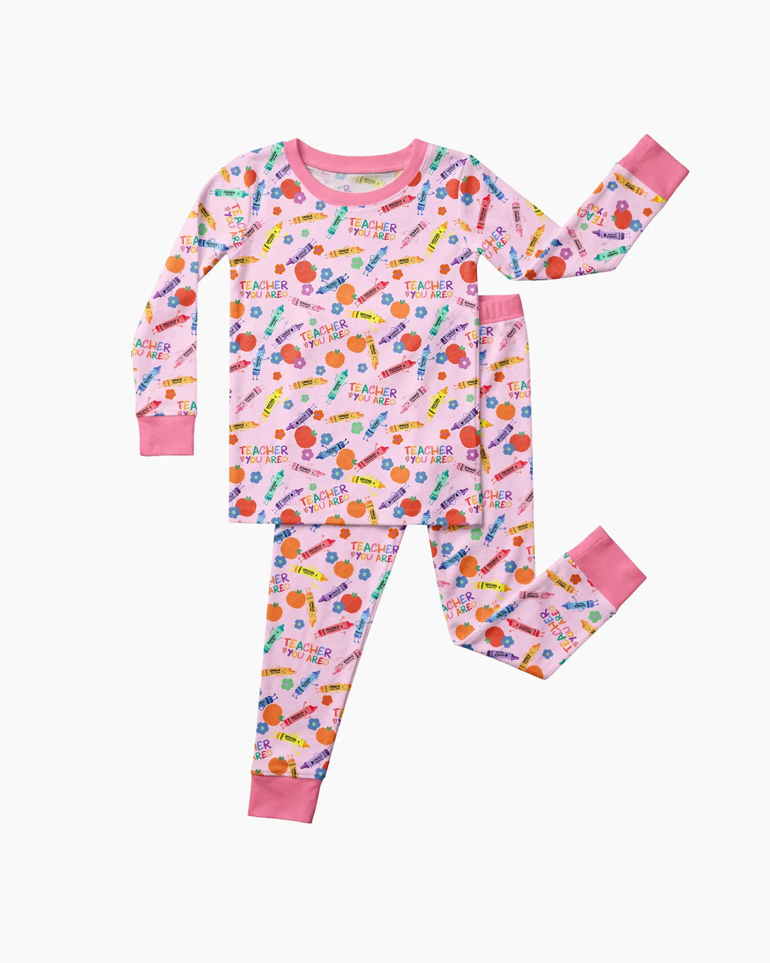 Teacher You Are Special Bamboo Two Piece Long Sleeve Pajama Set