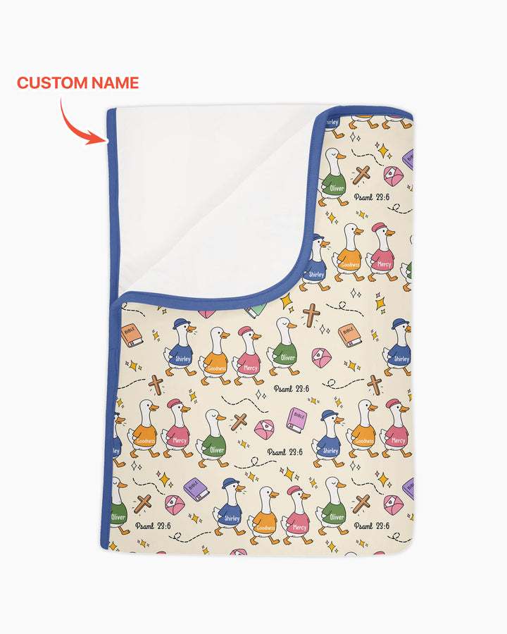 Psalm 23:6 Matching Family Bamboo Blanket