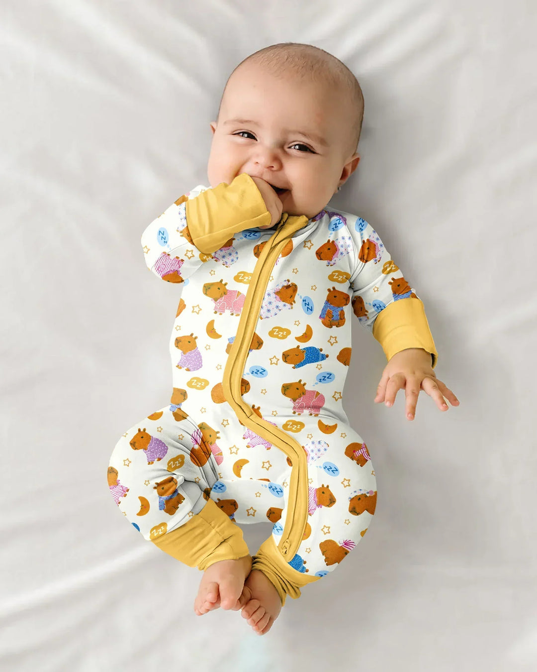 Capyjama Family Matching Bamboo Convertible Zippy