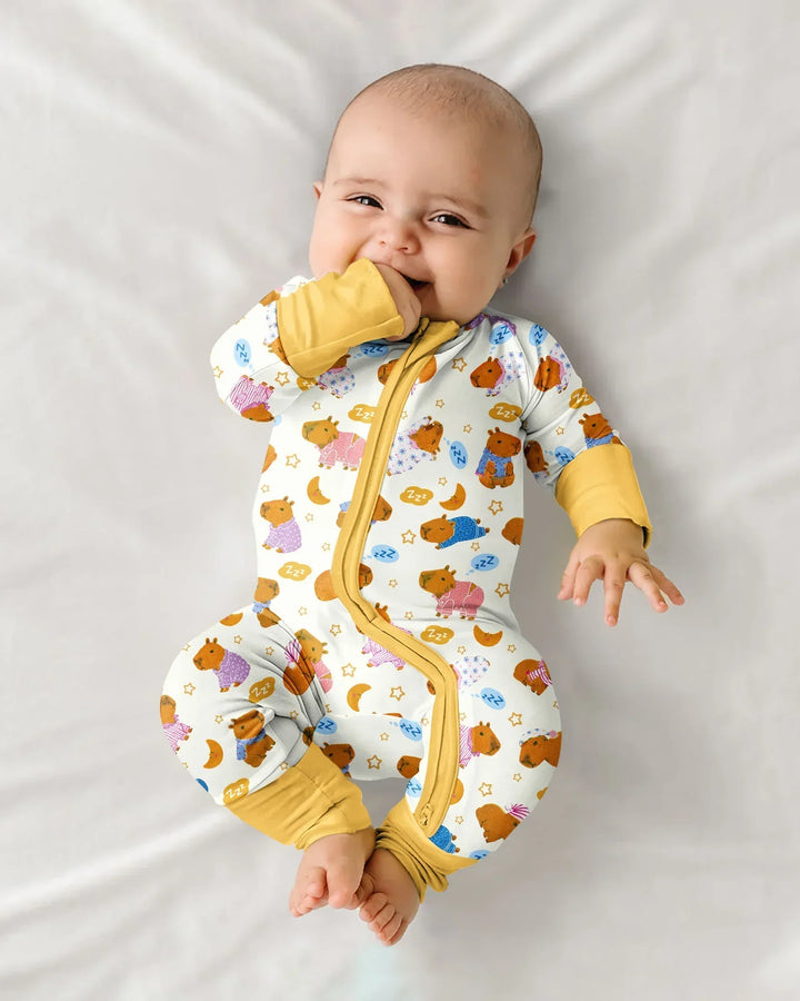 Capyjama Family Matching Bamboo Convertible Zippy