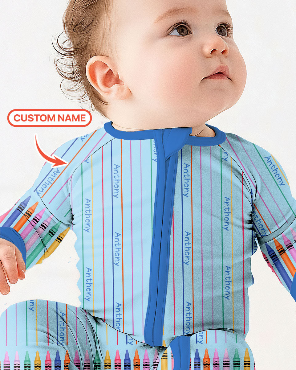 Gerippte Babykleidung mit individuellem Foto - Weich &amp; Skizzenhaft