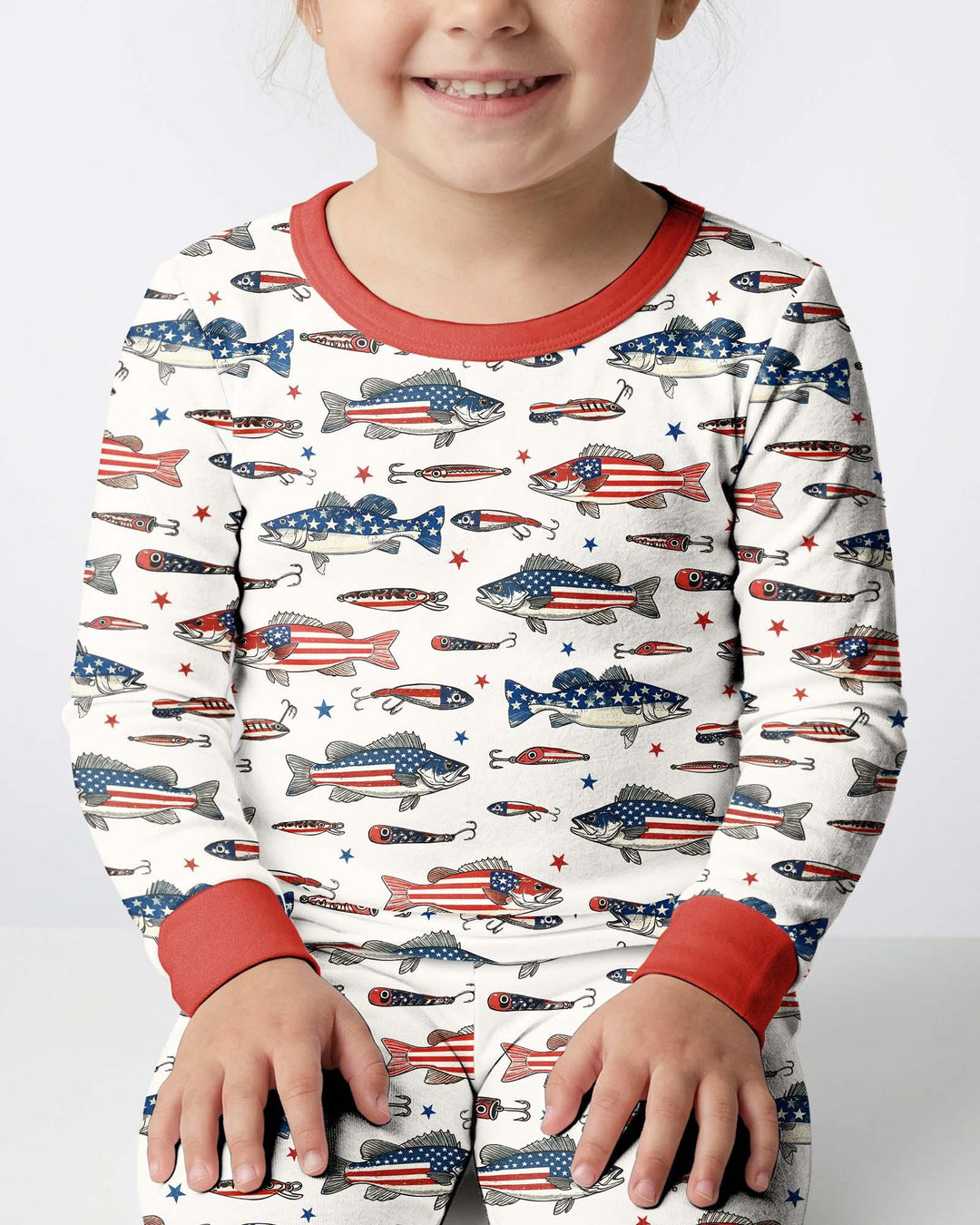Conjunto de pijama de dos piezas de bambú de manga larga