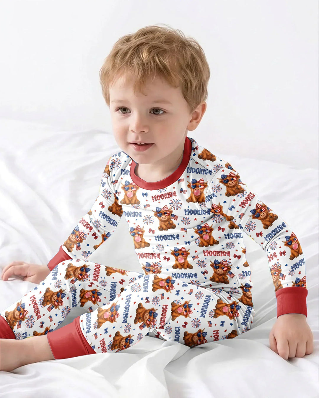 Conjunto de pijama de dos piezas de bambú de manga larga