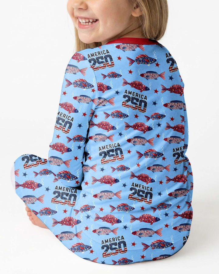 Conjunto de pijama de dos piezas de bambú de manga larga