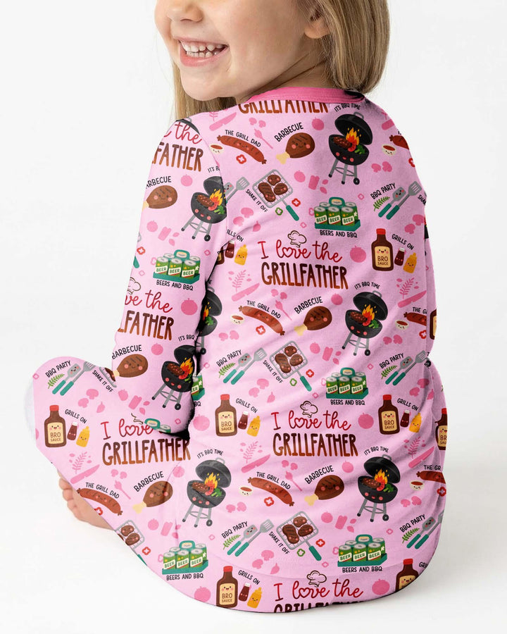 The Grill Father Family Matching Bamboo Two Piece Long Sleeve Pajama Set