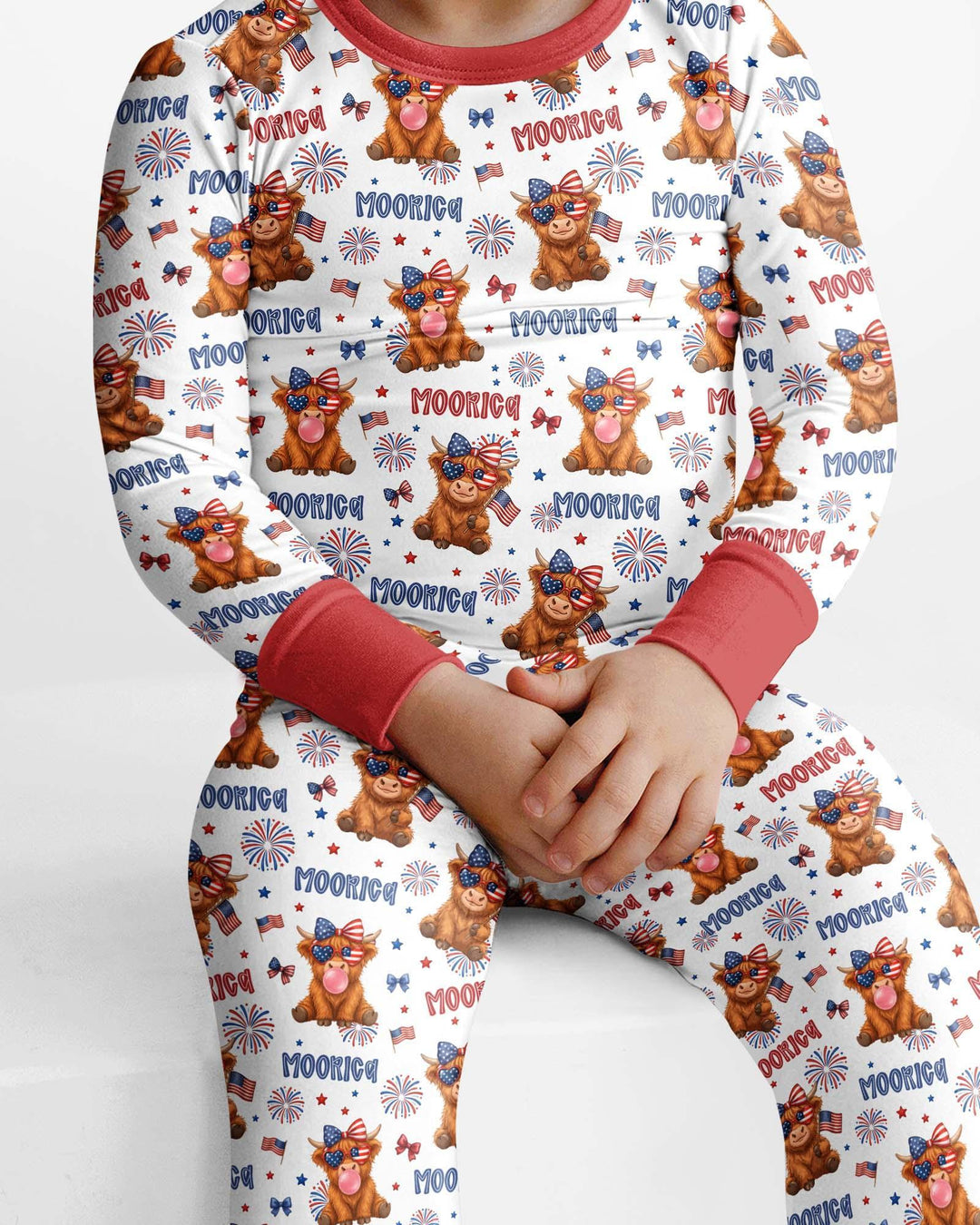 Conjunto de pijama de dos piezas de bambú de manga larga