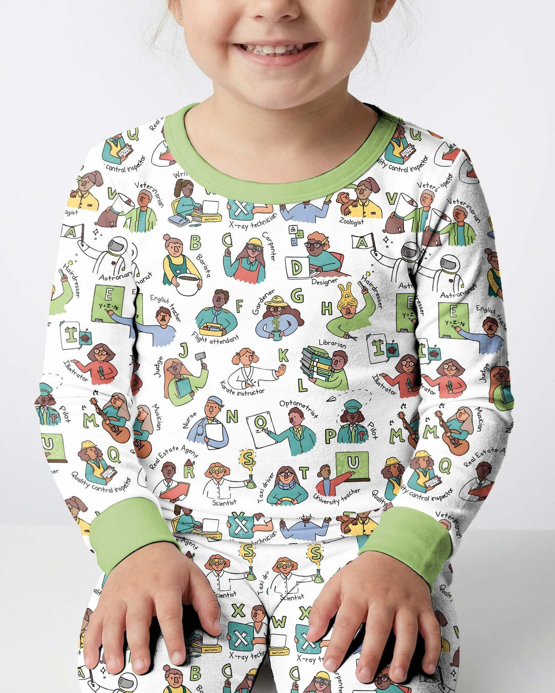 Conjunto de pijama de dos piezas de bambú de manga larga