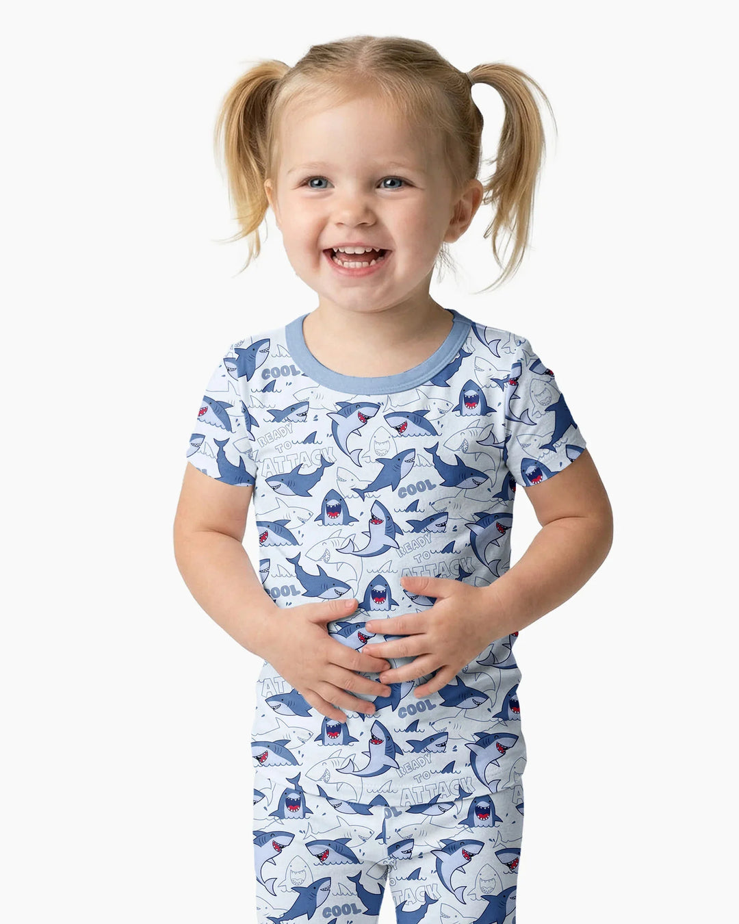 Zweiteiliges, kurzärmliges Pyjama-Set mit Marienkäfern