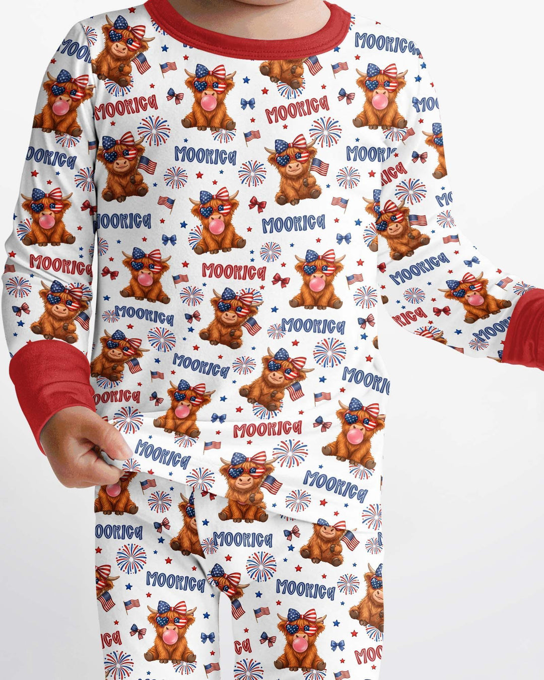 Conjunto de pijama de dos piezas de bambú de manga larga
