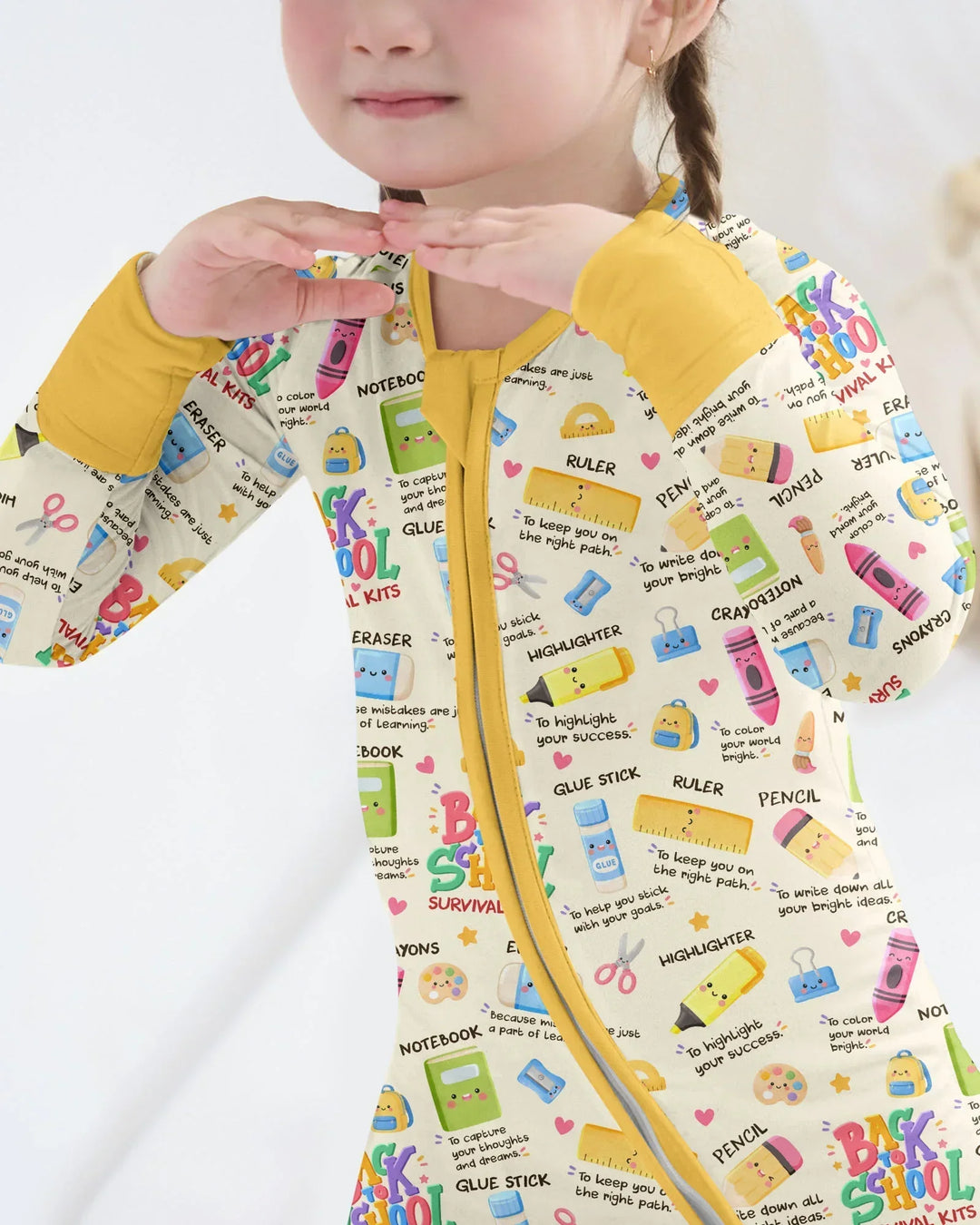 Back To School Survival Kit Bamboo Convertible Zippy