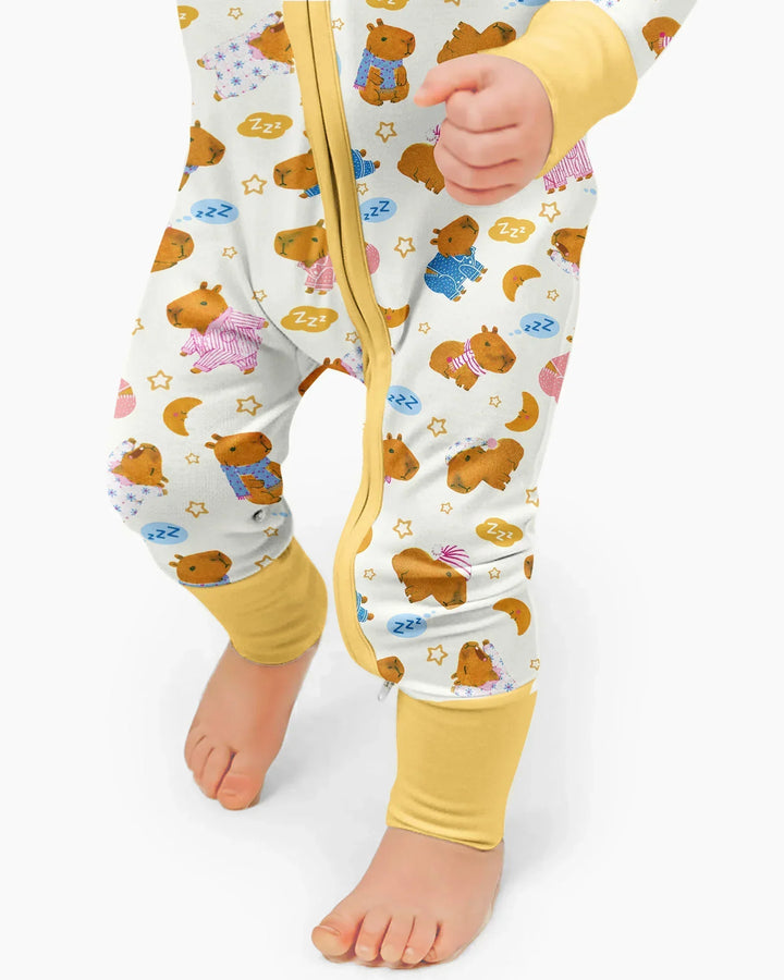 Capyjama Family Matching Bamboo Convertible Zippy