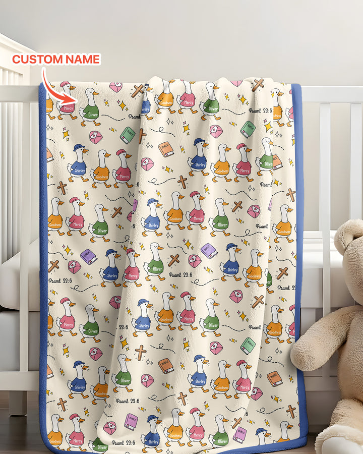 Psalm 23:6 Matching Family Bamboo Blanket
