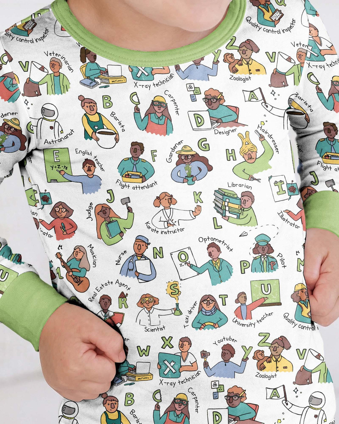 Conjunto de pijama de dos piezas de bambú de manga larga