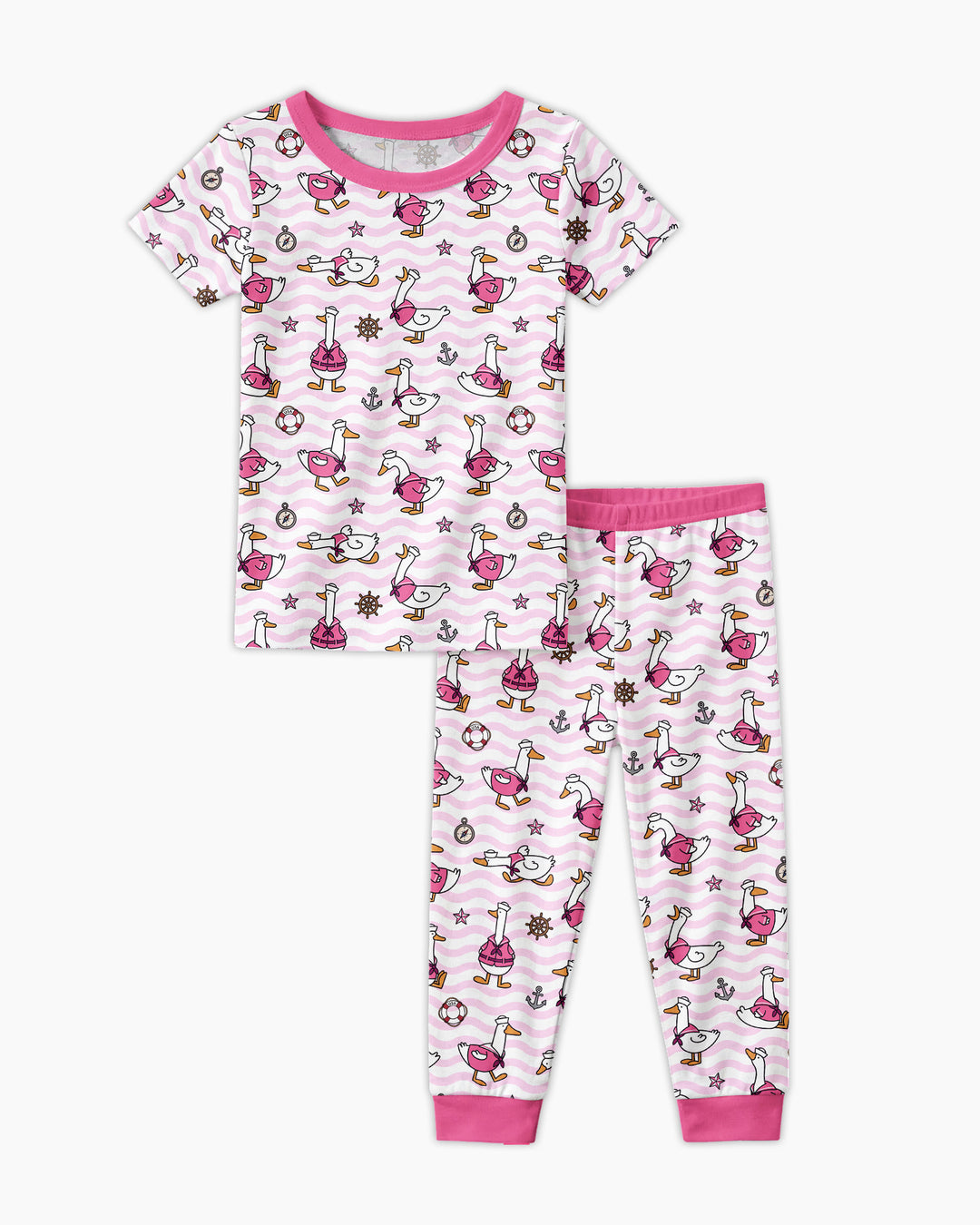 Zweiteiliges, kurzärmliges Pyjama-Set mit Marienkäfern
