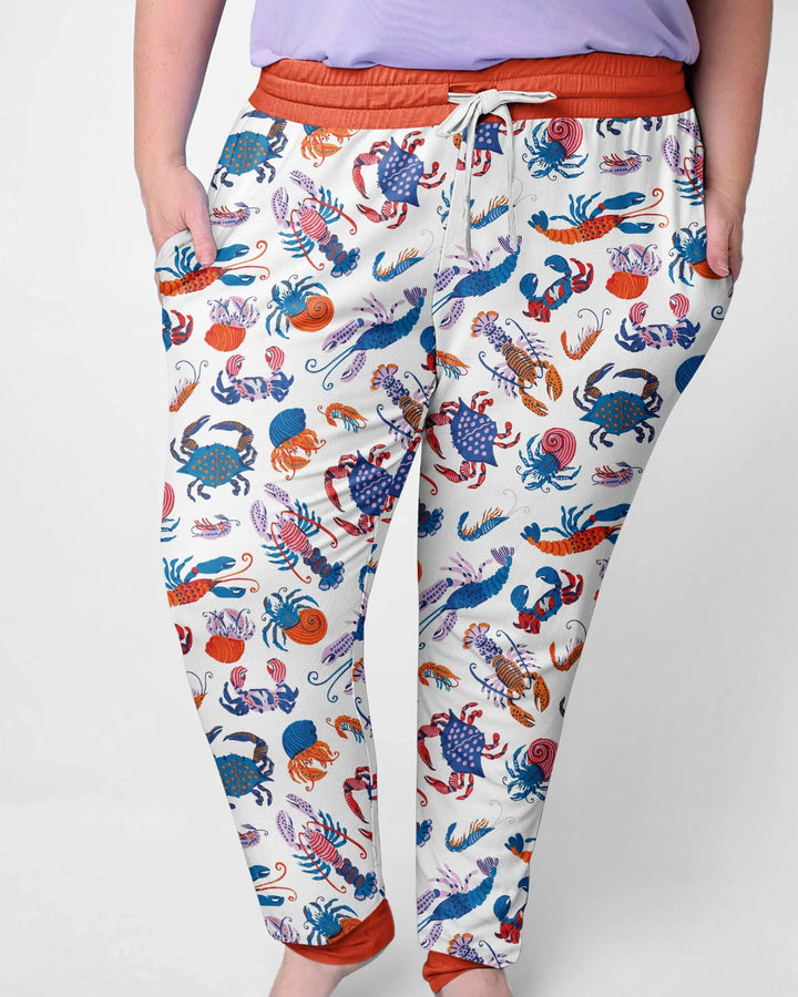 Crustacean Nation Family Matching Bamboo Women Pajama Set