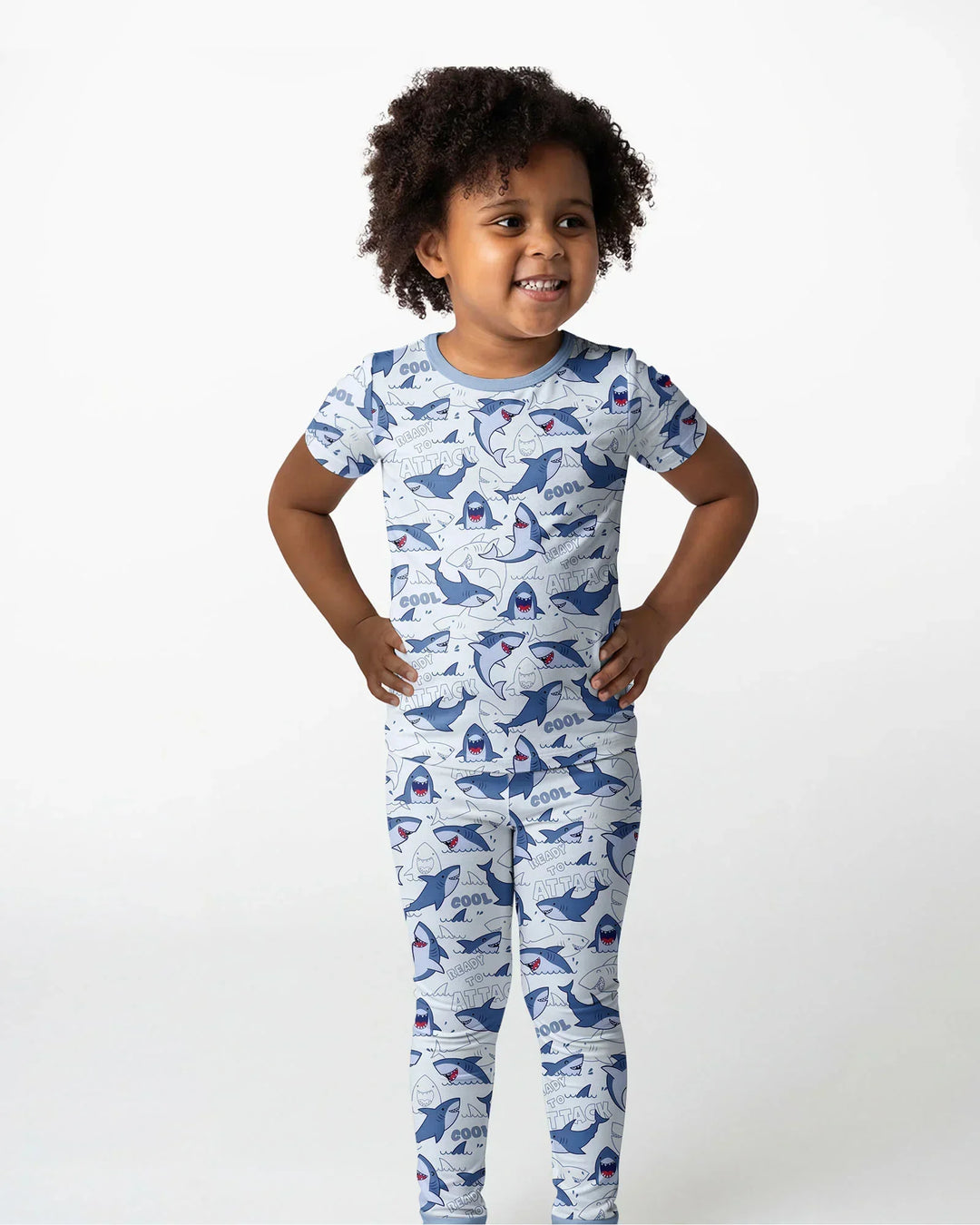 Zweiteiliges, kurzärmliges Pyjama-Set mit Marienkäfern