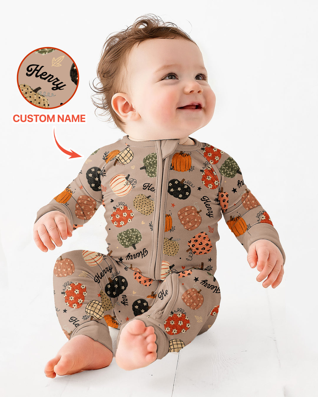 Gerippte Babykleidung mit individuellem Foto - Weich &amp; Skizzenhaft