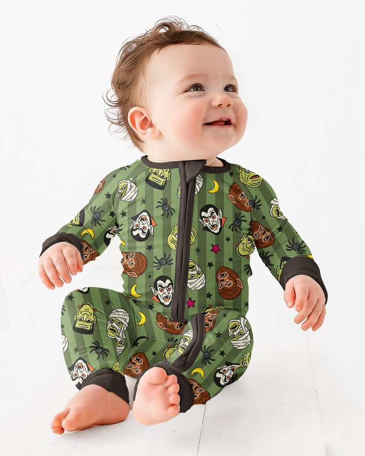 Creepy Crew Family Matching Bamboo Convertible Zippy