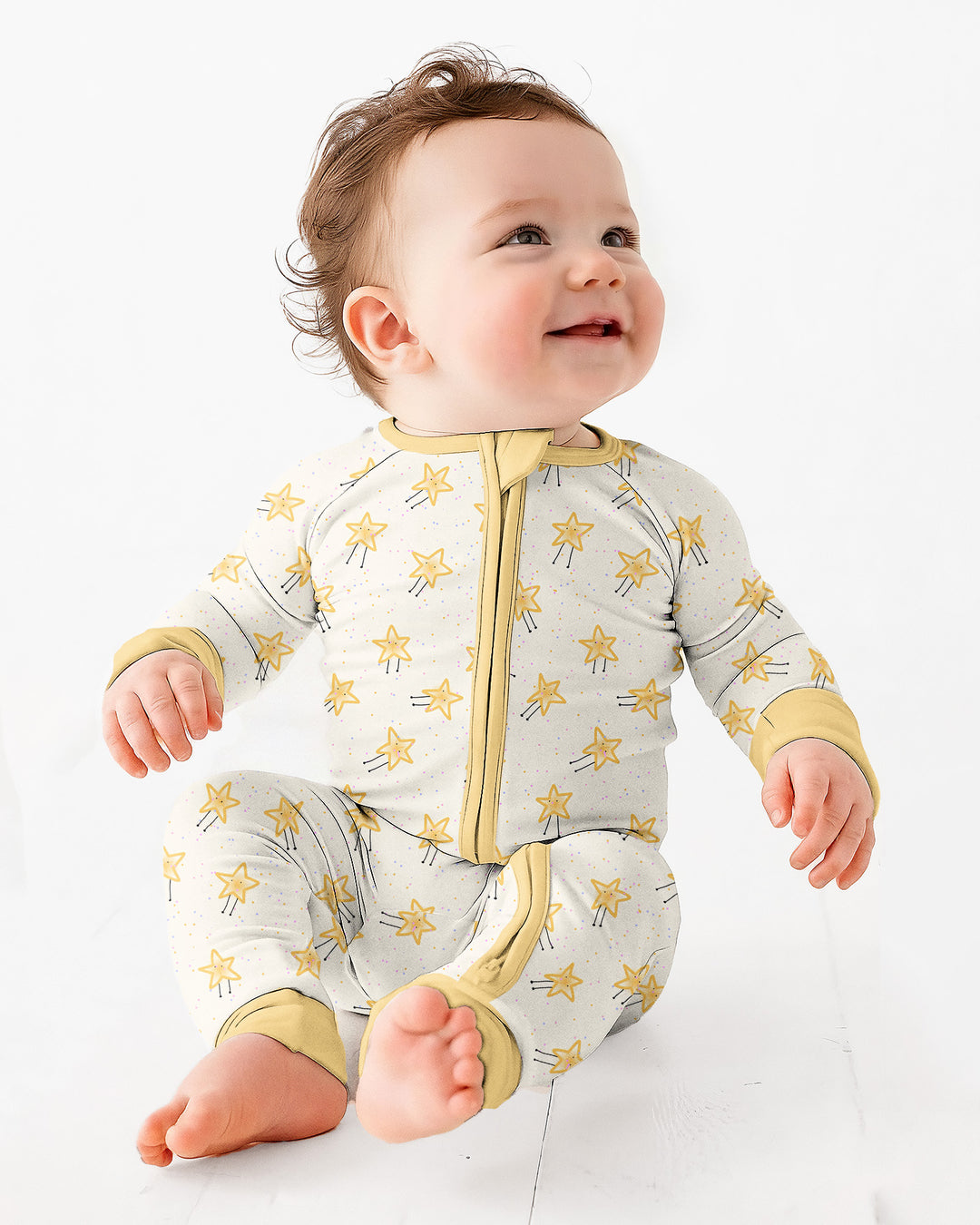 Happy Little Stars Family Matching Bamboo Convertible Zippy
