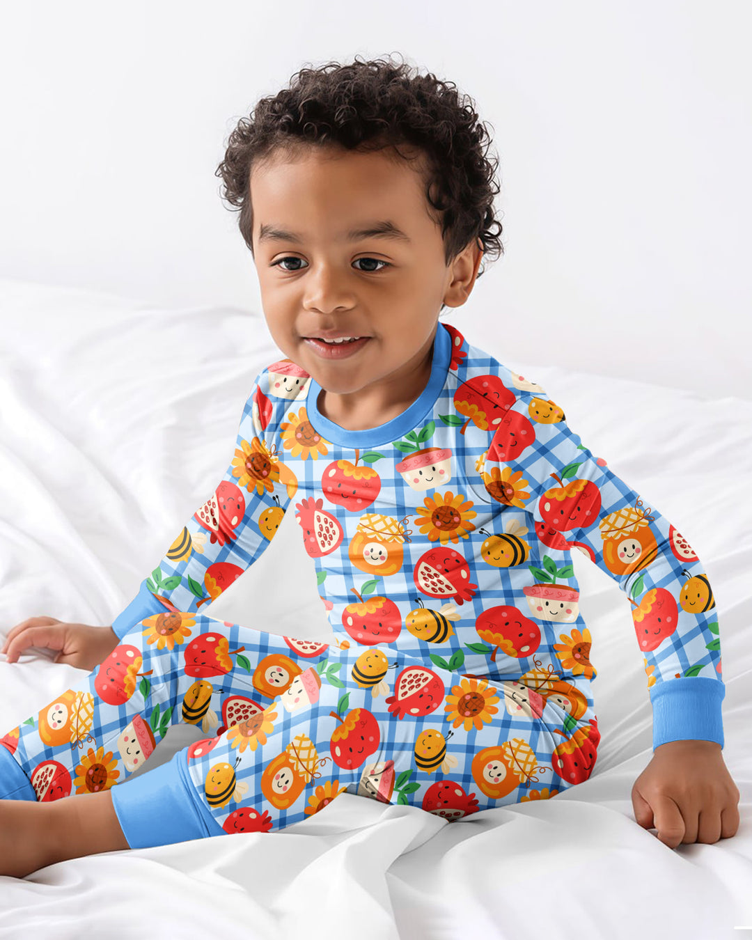 Sweet New Year Bamboo Two Piece Long Sleeve Pajama Set
