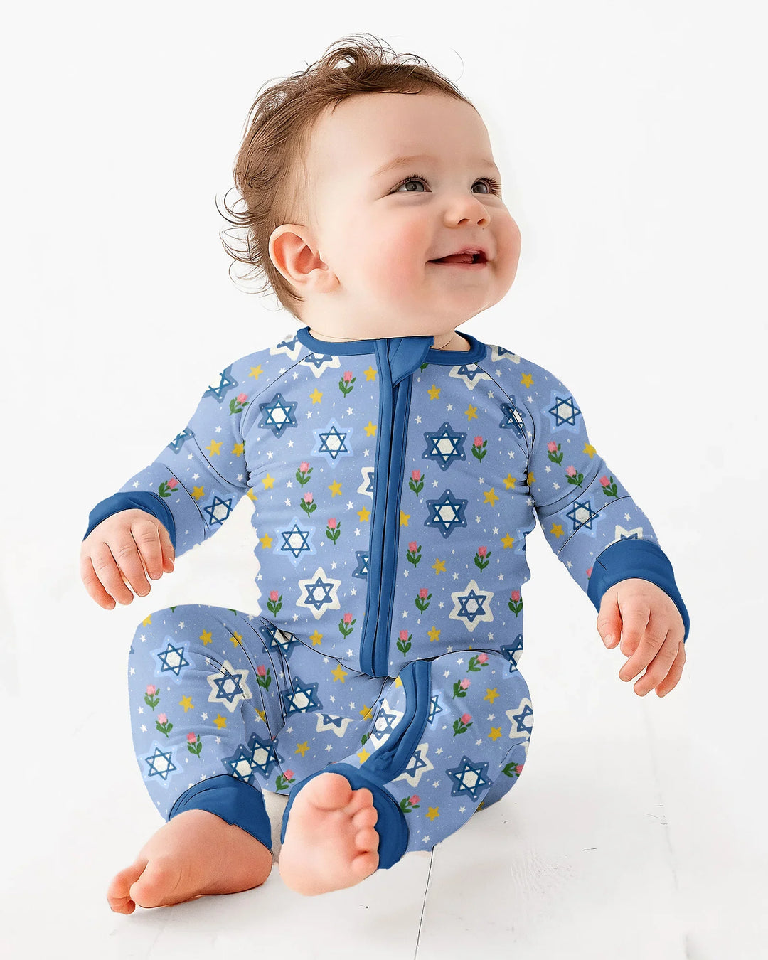 Starry Bloom Blessings Family Matching Bamboo Convertible Zippy