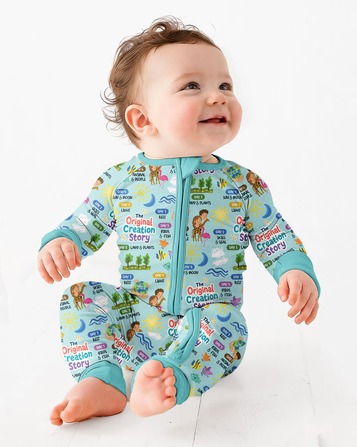 The Seven Days Of Creation Story Bamboo Convertible Zippy