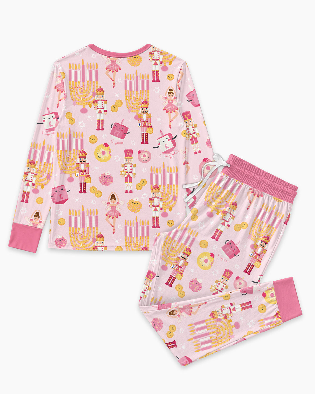 Hanukkah Nutcracker King Family Matching Bamboo Women Pajama Set