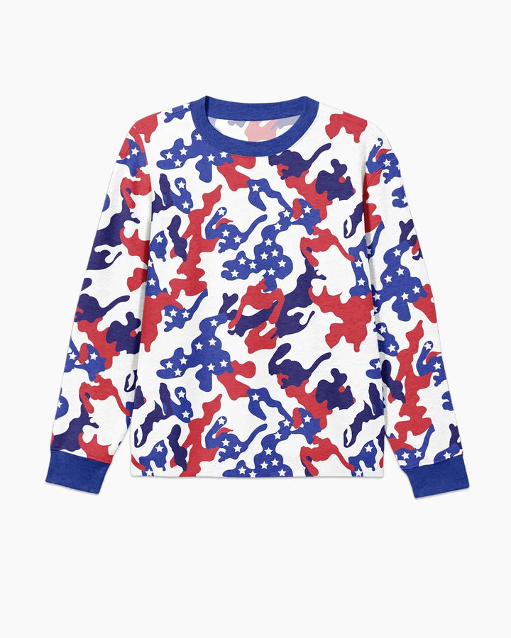 Patriot Camo Daddy & Me Matching Bamboo Men's Pajama Set