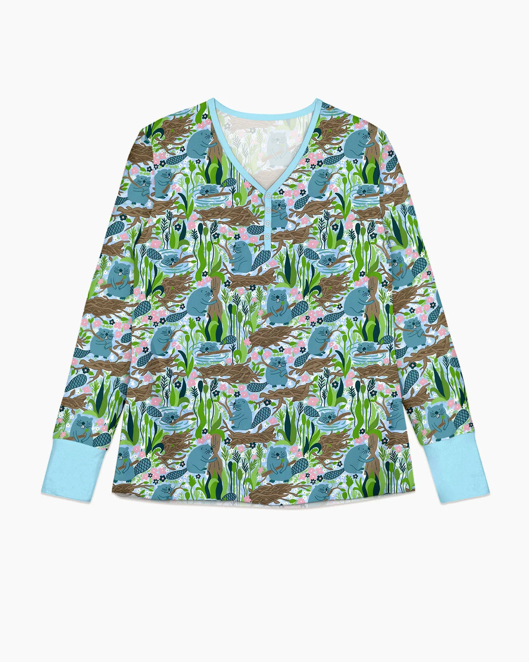 Little Dam Builders Bamboo Women Pajama Set