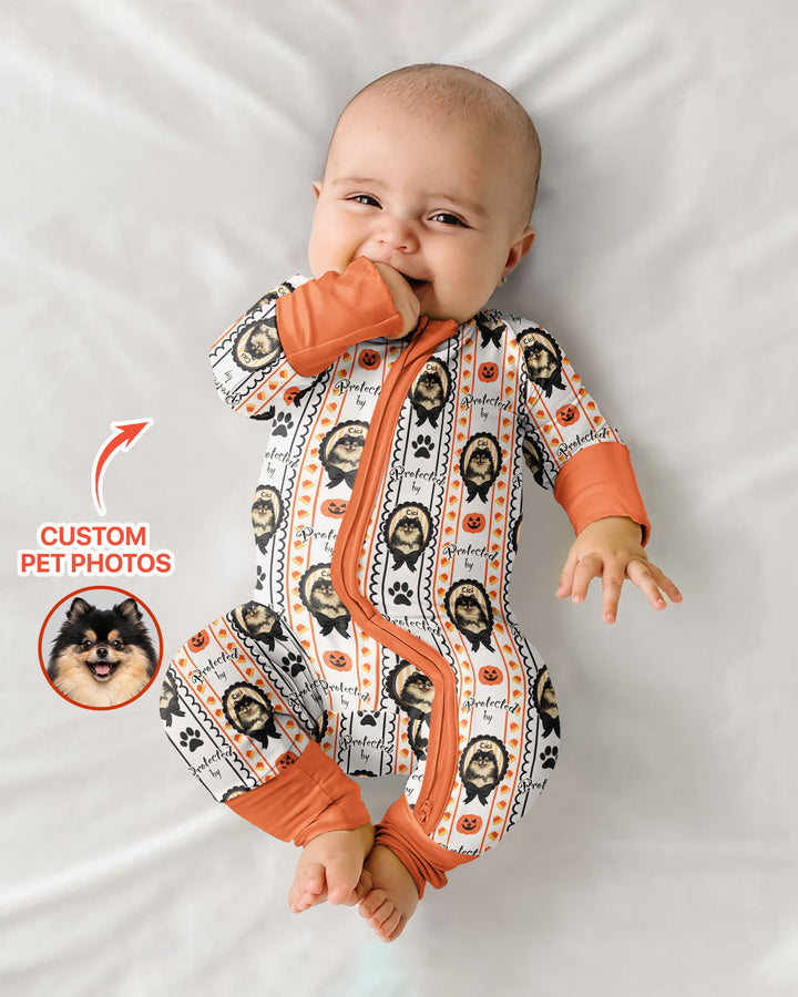 Custom Pet Photos Spooky Protector Bamboo Convertible Zippy