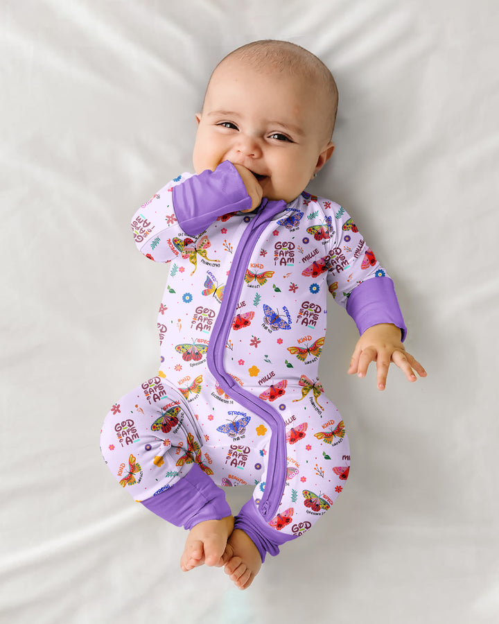 Gerippte Babykleidung mit individuellem Foto - Weich &amp; Skizzenhaft