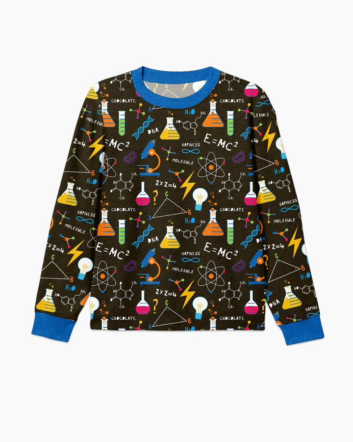 Science Explorer Family Matching Bamboo Men's Pajama Set