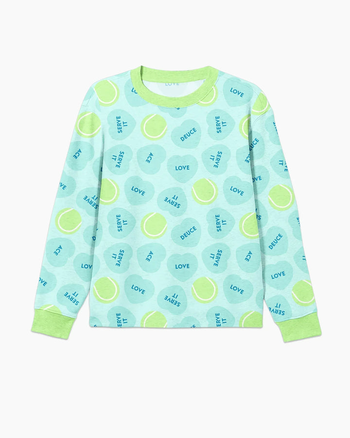Tennis with Love Bamboo Men's Pajama Set