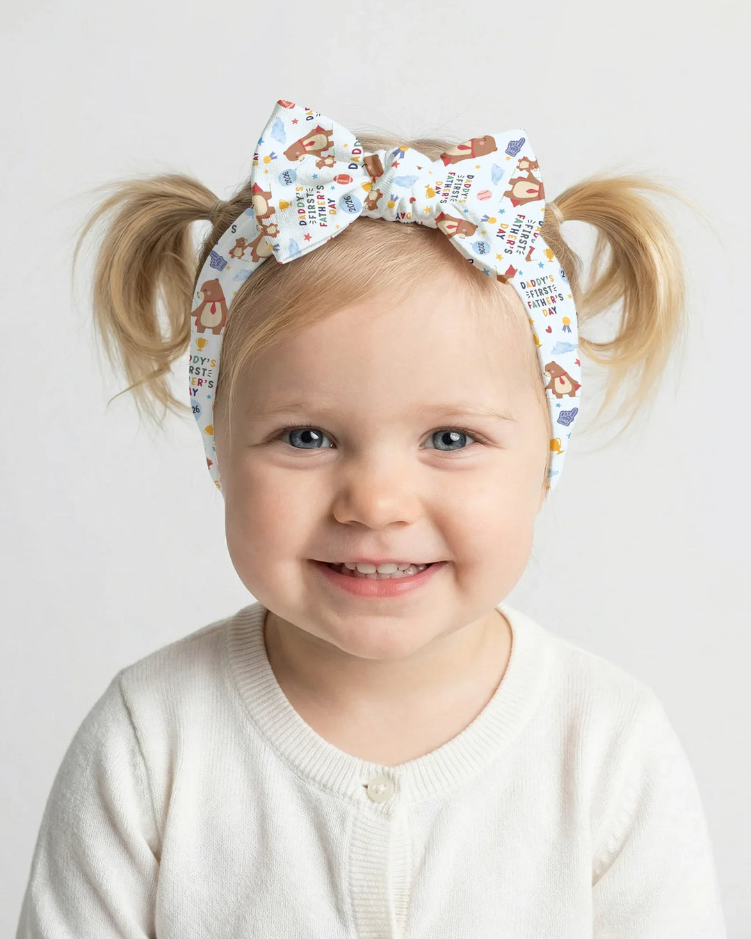 First Father's Day Daddy Bear Family Matching Headband