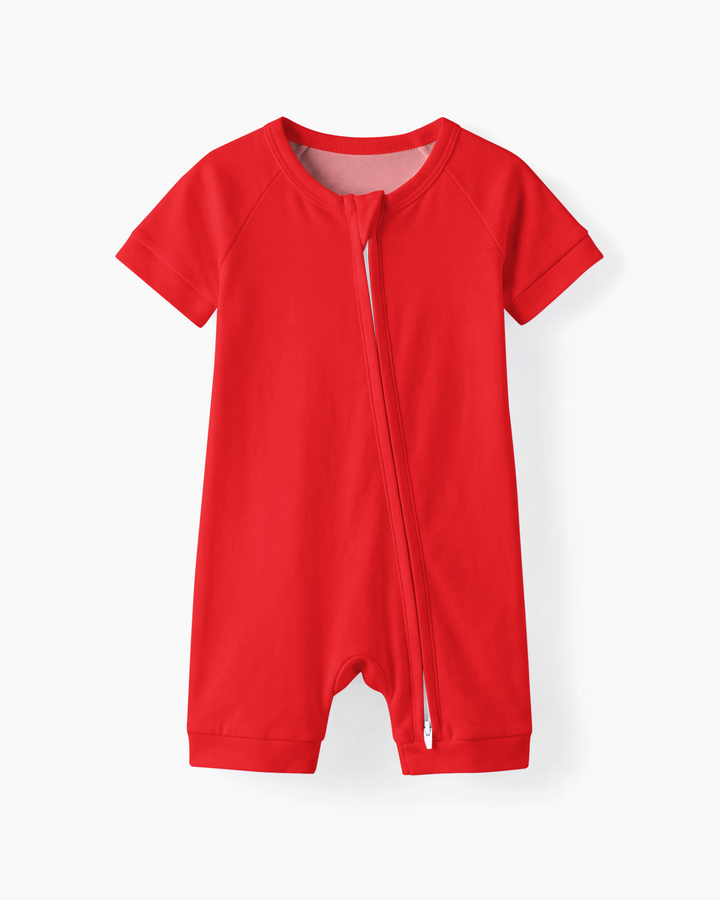 Solid Color Bamboo Shorty Zippy