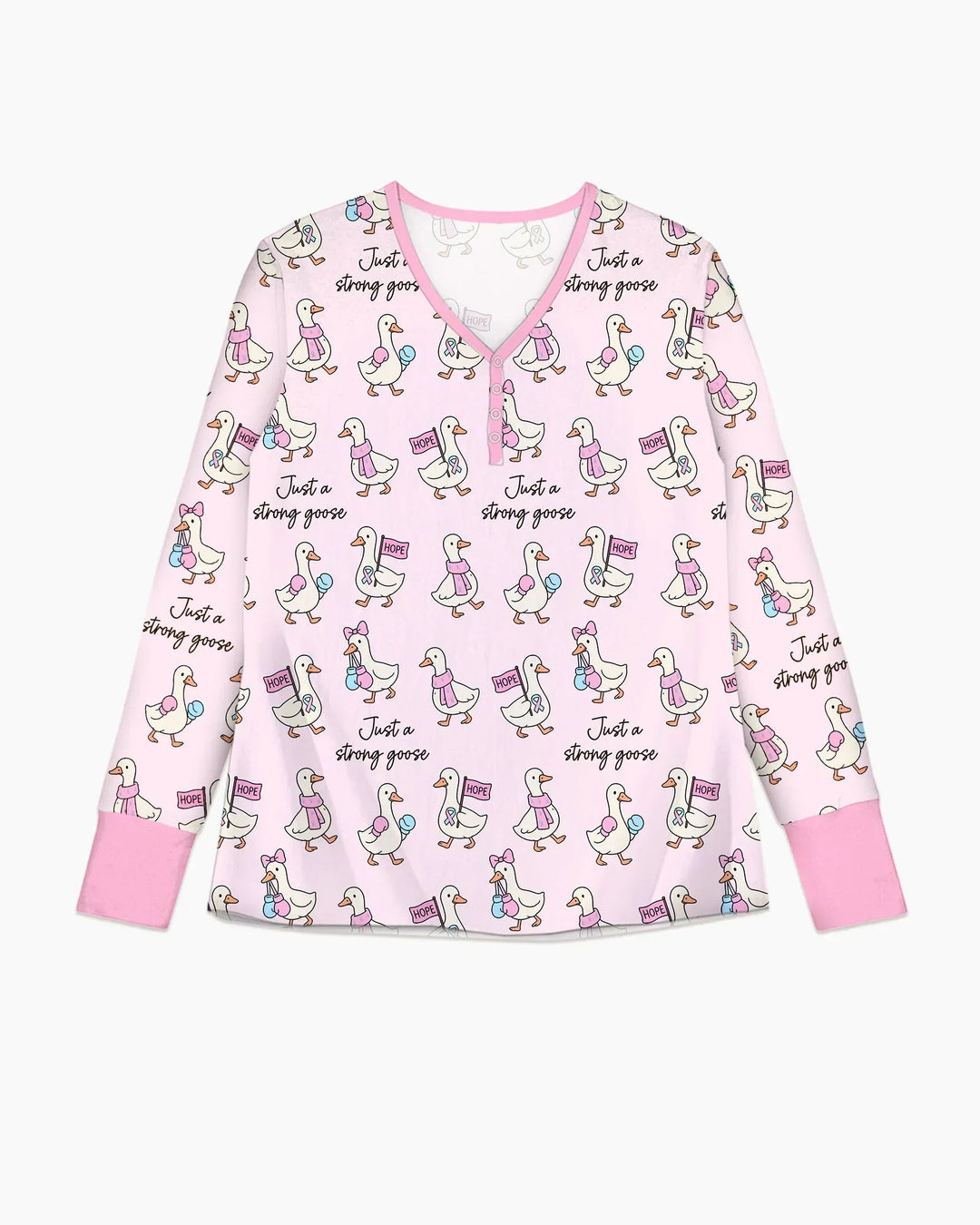 Starke Unfruchtbarkeitskämpfer Gans Damen Pyjama Set
