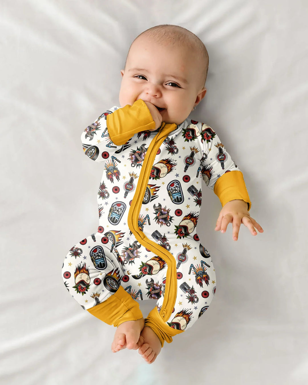 Born to Ride Together Family Matching Bamboo Convertible Zippy