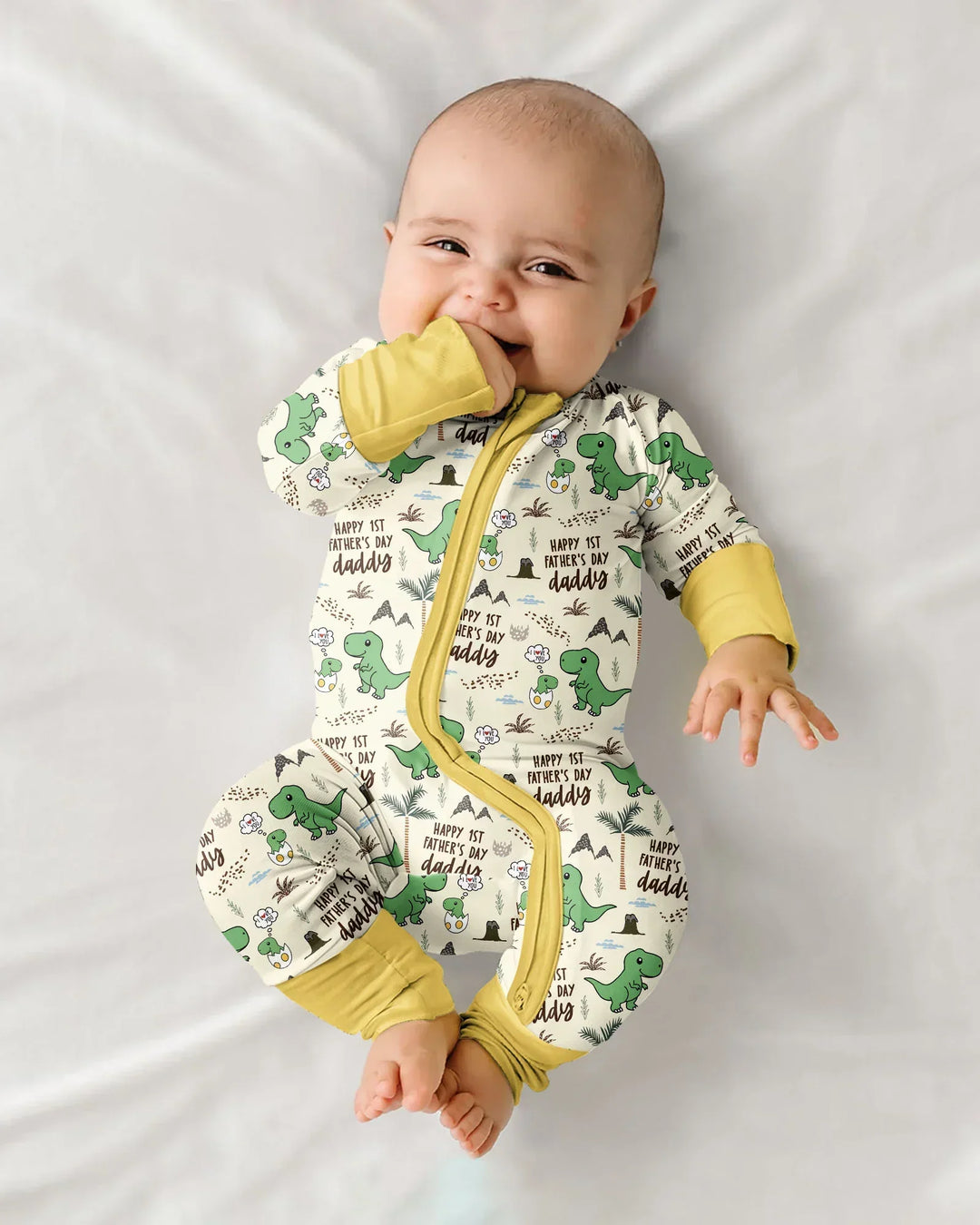 Gerippte Babykleidung mit individuellem Foto - Weich &amp; Skizzenhaft