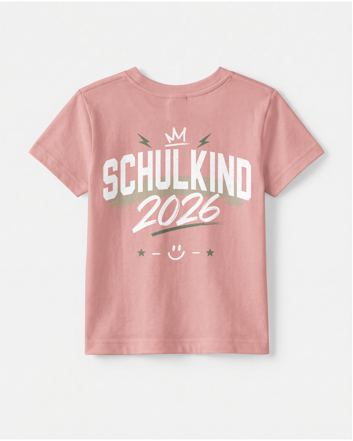 Custom Name First Day of School 2026 Bamboo Crewneck T-Shirt
