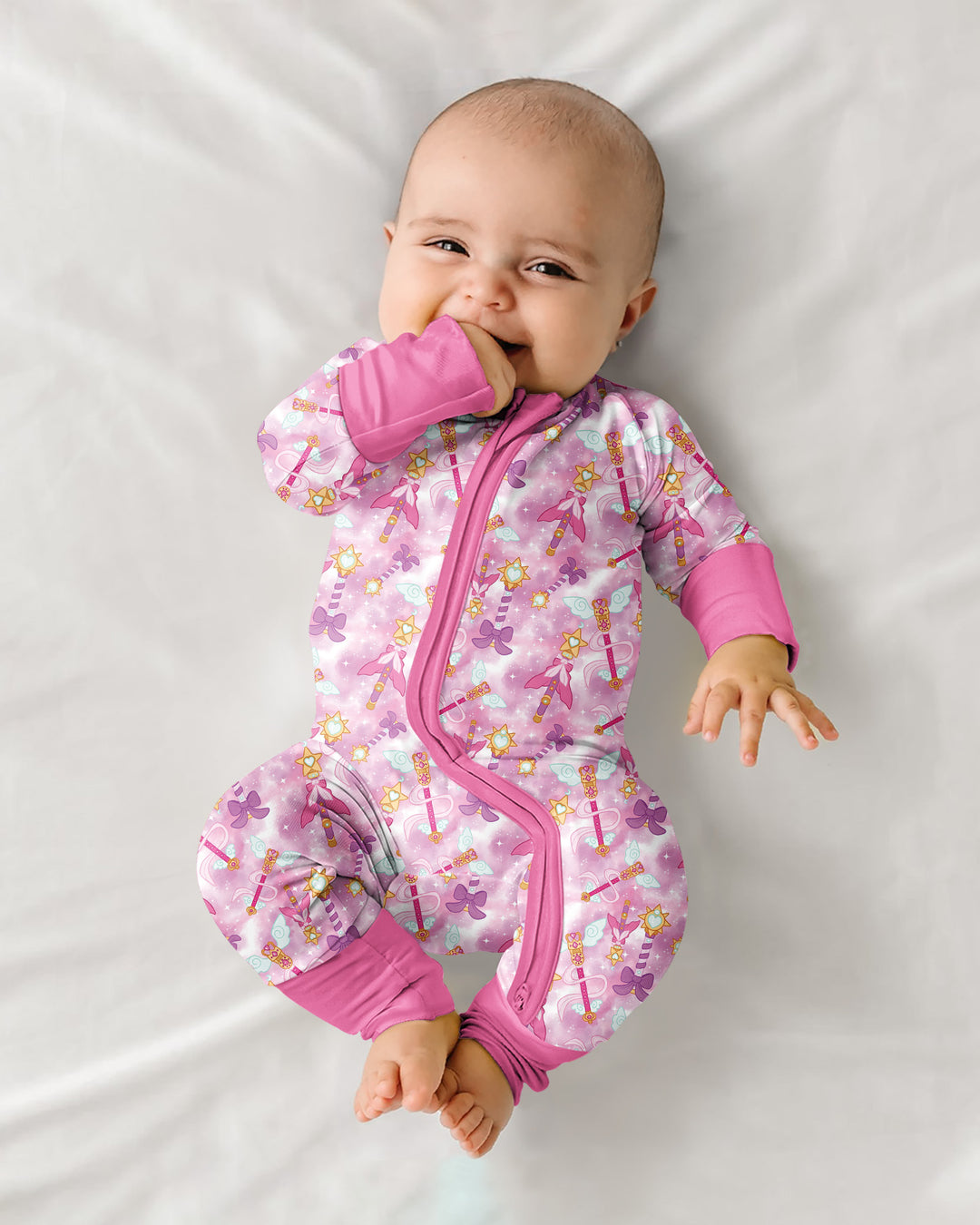 Gerippte Babykleidung mit individuellem Foto - Weich &amp; Skizzenhaft