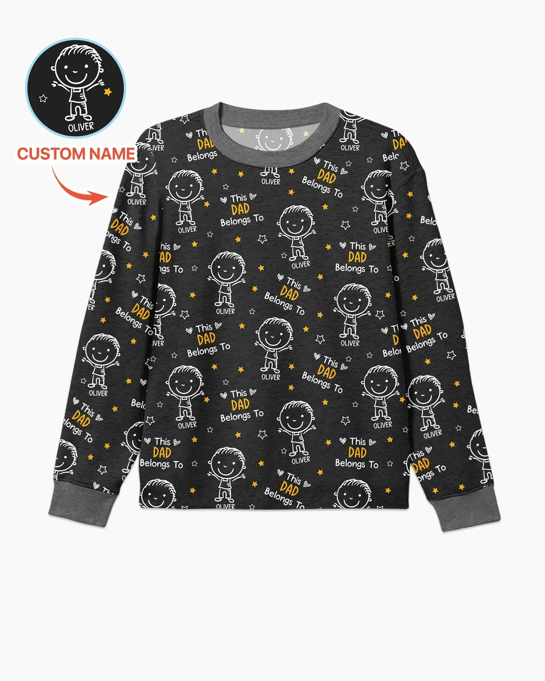 Vorlage Benutzerdefiniertes Herren-Pyjama-Set