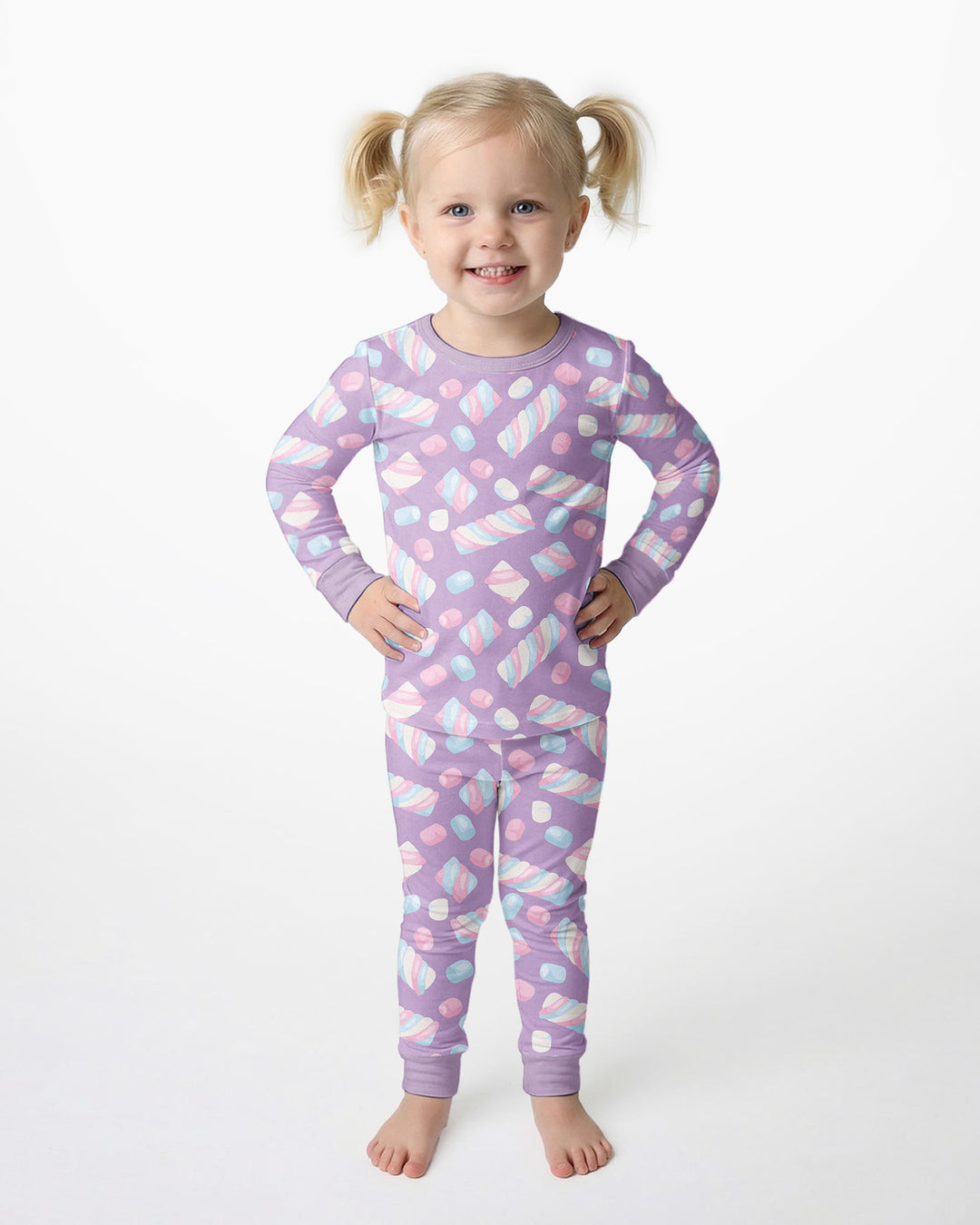 Mallow Mania Bamboo Two Piece Long Sleeve Pajama Set